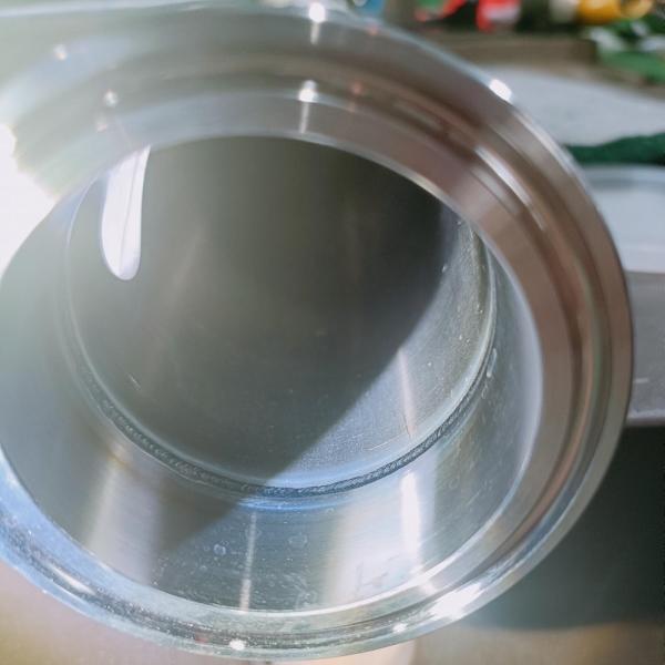 On-site welding of sanitary pipes