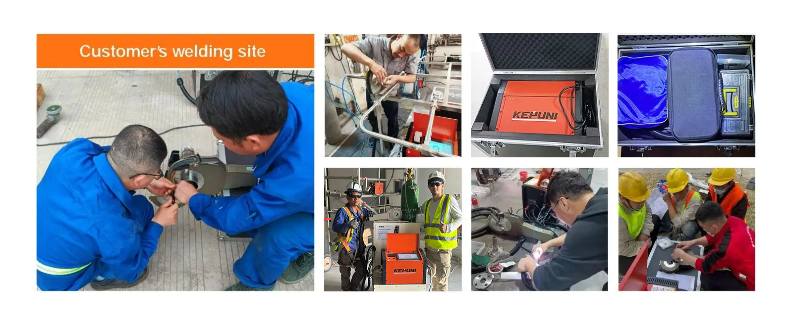 Orbital welding machine welding case